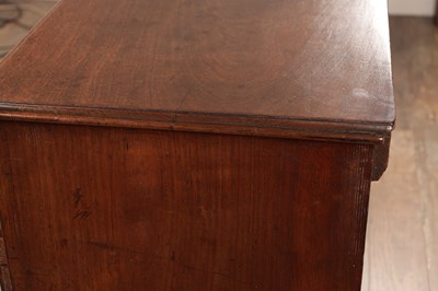 Lot 1364 - A GOOD GEORGE III MAHOGANY CHEST OF DRAWERS OF SMALL SIZE