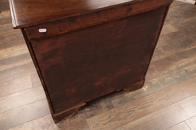 Lot 1364 - A GOOD GEORGE III MAHOGANY CHEST OF DRAWERS OF SMALL SIZE