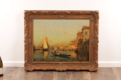 Lot 1031 - ANTOINE BOUVARD (1870 - 1956) OIL ON CANVAS