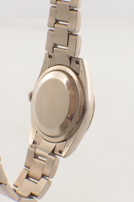Lot 1446 - A GENTLEMAN’S 18CT WHITE GOLD ROLEX DAY DATE WRIST WATCH