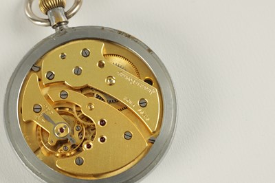 Lot 1419 - A WWII MILITARY ISSUE JAEGER-LECOULTRE OPEN FACED POCKET WATCH