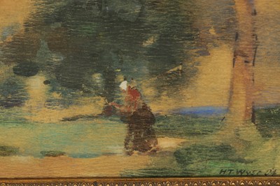 Lot 977 - HENRY TAYLOR WYSE (SCOTTISH, 1870-1951) AUTUMNAL WATERCOLOUR