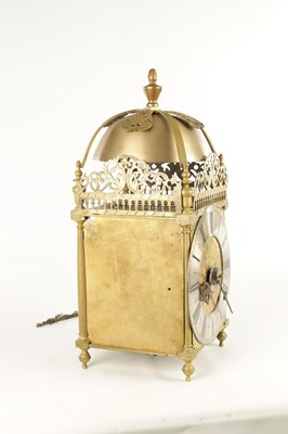 Lot 1605 - ROBERT SEIGNIOR, LONDON. A RARE GIANT SIZE LATE 17TH CENTURY LANTERN CLOCK