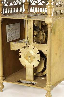 Lot 1605 - ROBERT SEIGNIOR, LONDON. A RARE GIANT SIZE LATE 17TH CENTURY LANTERN CLOCK