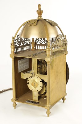 Lot 1605 - ROBERT SEIGNIOR, LONDON. A RARE GIANT SIZE LATE 17TH CENTURY LANTERN CLOCK