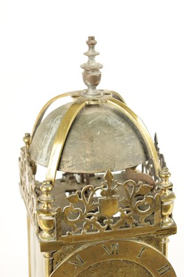 Lot 1633 - A 17TH CENTURY ENGLISH LANTERN CLOCK