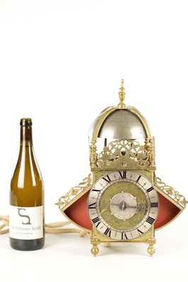 Lot 1627 - JOHN EBSWORTH, LONDINI. A 17TH CENTURY WINGED LANTERN CLOCK