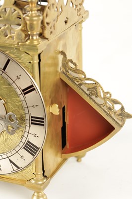 Lot 1627 - JOHN EBSWORTH, LONDINI. A 17TH CENTURY WINGED LANTERN CLOCK