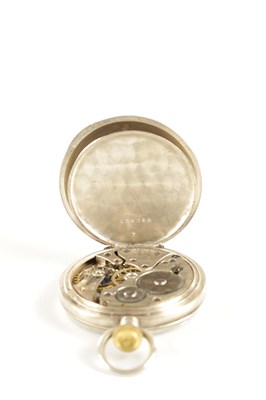Lot 1397 - AN EARLY 20TH CENTURY SILVER OPEN FACE MASONIC POCKET WATCH