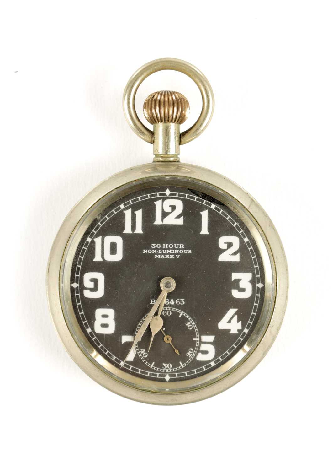 Lot 1449 - A ROYAL FLYING CORPS MARK V OMEGA MILITARY POCKET WATCH
