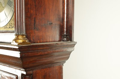 Lot 1460 - WARBURTON, WOLVERHAMPTON A GEORGE III EIGHT-DAY 12” BRASS MOON ROLLER INLAID OAK LONGCASE CLOCK