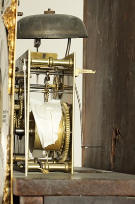 Lot 1460 - WARBURTON, WOLVERHAMPTON A GEORGE III EIGHT-DAY 12” BRASS MOON ROLLER INLAID OAK LONGCASE CLOCK