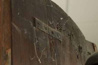Lot 1460 - WARBURTON, WOLVERHAMPTON A GEORGE III EIGHT-DAY 12” BRASS MOON ROLLER INLAID OAK LONGCASE CLOCK