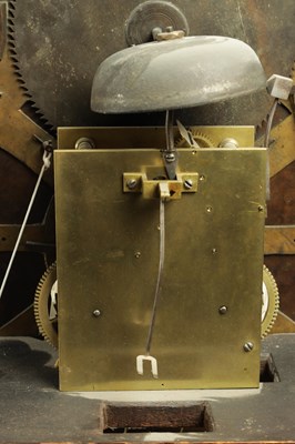 Lot 1460 - WARBURTON, WOLVERHAMPTON A GEORGE III EIGHT-DAY 12” BRASS MOON ROLLER INLAID OAK LONGCASE CLOCK