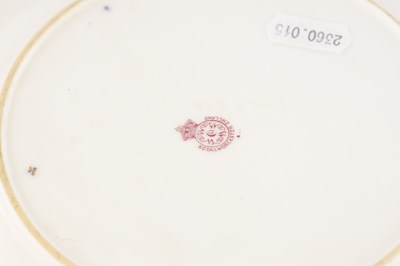 Lot 77 - A SET OF 3 FINE ROYAL WORCESTER FRUIT CABINET PLATES BY A SHUCK AND F.PHILLIPS