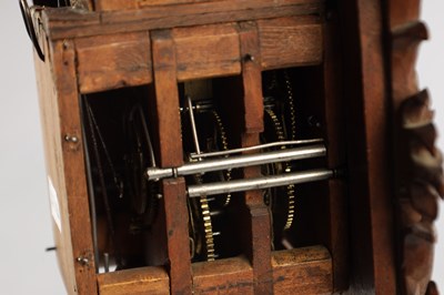Lot 1582 - A RARE MINIATURE BLACK FOREST JOCLE CUCKOO CLOCK