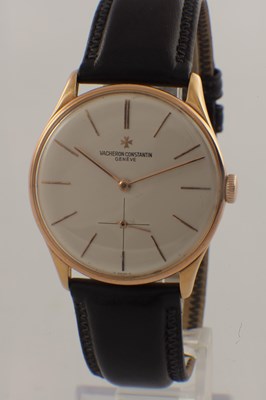 Lot 1399 - A GENTLEMAN’S 18CT ROSE GOLD VACHERON CONSTANTIN PATRIMONY WRIST WATCH
