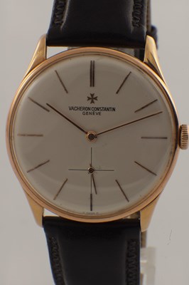 Lot 1399 - A GENTLEMAN’S 18CT ROSE GOLD VACHERON CONSTANTIN PATRIMONY WRIST WATCH