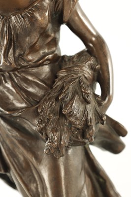 Lot 850 - AFTER MATHEW MOREAU, A 19TH CENTURY FIGURAL BRONZE STATUE