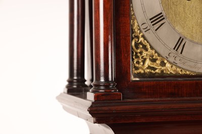 Lot 1469 - HINDLEY (HENRY) YORK A GEORGE II CUBAN MAHOGANY 8-DAY LONGCASE CLOCK