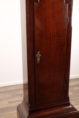 Lot 1469 - HINDLEY (HENRY) YORK A GEORGE II CUBAN MAHOGANY 8-DAY LONGCASE CLOCK