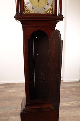 Lot 1469 - HINDLEY (HENRY) YORK A GEORGE II CUBAN MAHOGANY 8-DAY LONGCASE CLOCK