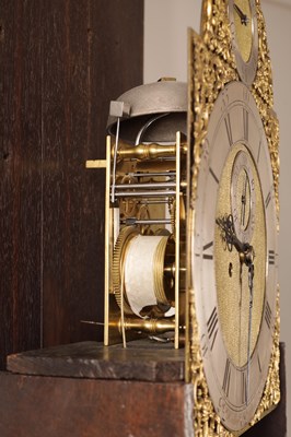 Lot 1469 - HINDLEY (HENRY) YORK A GEORGE II CUBAN MAHOGANY 8-DAY LONGCASE CLOCK
