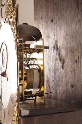 Lot 1469 - HINDLEY (HENRY) YORK A GEORGE II CUBAN MAHOGANY 8-DAY LONGCASE CLOCK