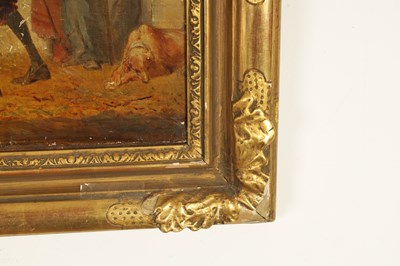 Lot 1068 - FREDERIC LORD LEIGHTON P.R.A. (British 1830-1896). A LATE 19TH CENTURY OIL ON CANVAS NEO-CLASSICAL FIGURAL LANDSCAPE