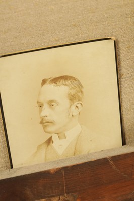 Lot 1057 - A 19TH CENTURY OIL ON CANVAS PORTRAIT OF WILLIAM BURDON-MILLER
