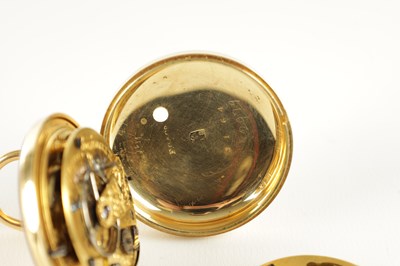 Lot 1435 - H. PINNINTON, LIVERPOOL. AN 18CT GOLD OPEN FACED POCKET WATCH