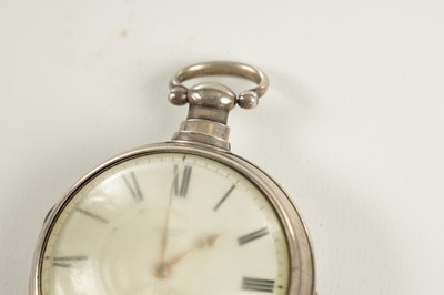 Lot 1421 - ROBERT ROSKELL, LIVERPOOL. A SILVER PAIR CASED POCKET WATCH