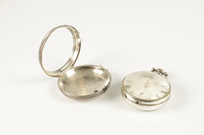 Lot 1421 - ROBERT ROSKELL, LIVERPOOL. A SILVER PAIR CASED POCKET WATCH