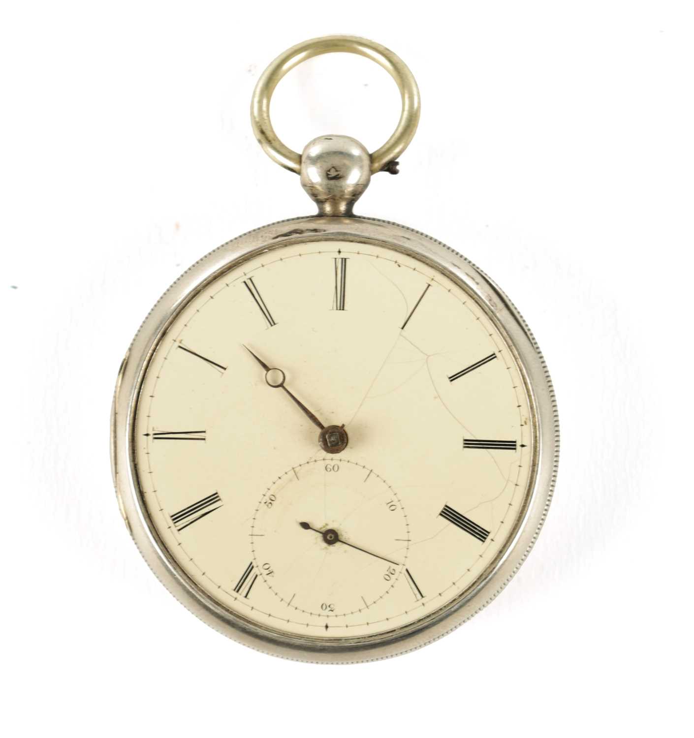 Lot 1424 - RICHARD HOWARTH, LIVERPOOL. A SILVER OPEN FACED POCKET WATCH