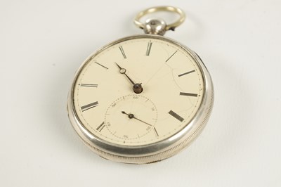 Lot 1424 - RICHARD HOWARTH, LIVERPOOL. A SILVER OPEN FACED POCKET WATCH