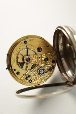 Lot 1424 - RICHARD HOWARTH, LIVERPOOL. A SILVER OPEN FACED POCKET WATCH