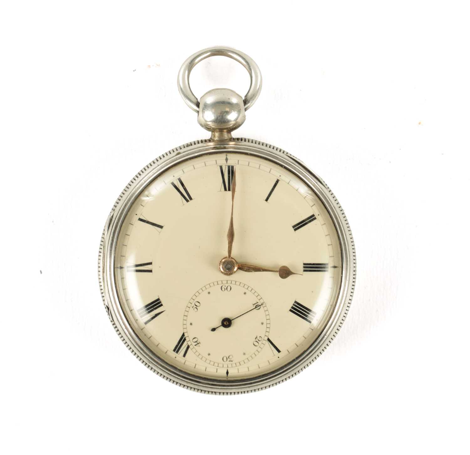 Lot 1452 - HORNBY, LIVERPOOL. A SILVER OPEN FACED POCKET WATCH