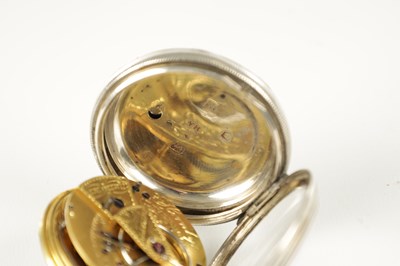 Lot 1452 - HORNBY, LIVERPOOL. A SILVER OPEN FACED POCKET WATCH