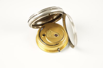 Lot 1452 - HORNBY, LIVERPOOL. A SILVER OPEN FACED POCKET WATCH