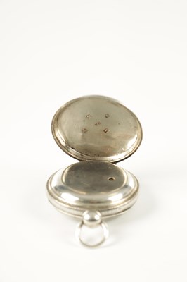 Lot 1452 - HORNBY, LIVERPOOL. A SILVER OPEN FACED POCKET WATCH
