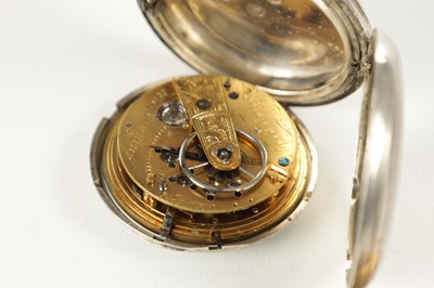 Lot 1433 - ROBERT PERRY, LIVERPOOL. A SILVER FULL HUNTER POCKET WATCH