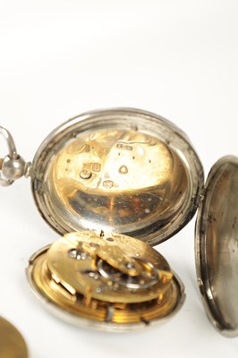 Lot 1433 - ROBERT PERRY, LIVERPOOL. A SILVER FULL HUNTER POCKET WATCH