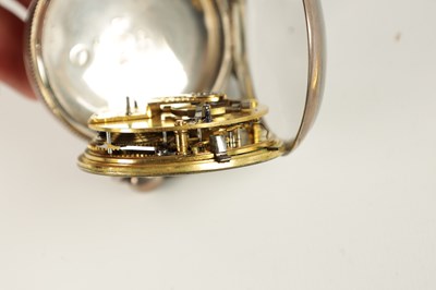 Lot 1410 - THOMAS DUNBELL, ROCHDALE. A SILVER OPEN FACED POCKET WATCH