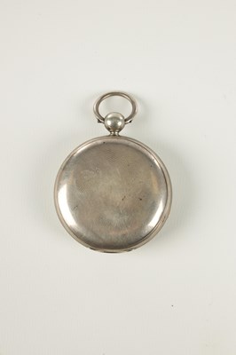 Lot 1387 - RICHARD HORNBY, LIVERPOOL. A SILVER OPEN-FACED POCKET WATCH
