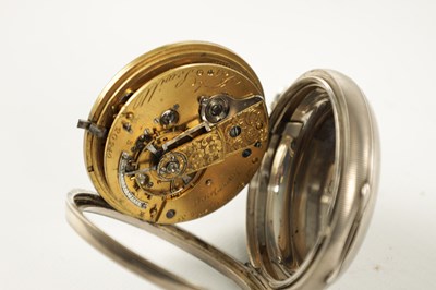 Lot 1400 - JOSEPH SEWELL, LIVERPOOL. A SILVER OPEN FACED POCKET WATCH