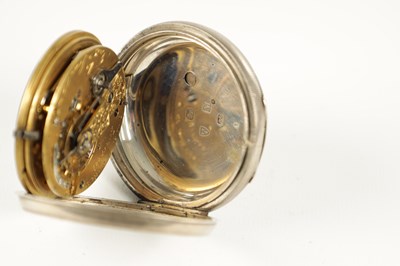 Lot 1400 - JOSEPH SEWELL, LIVERPOOL. A SILVER OPEN FACED POCKET WATCH