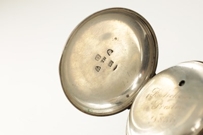 Lot 1440 - WESTMORE, PRESTON. A SILVER OPEN FACED POCKET WATCH