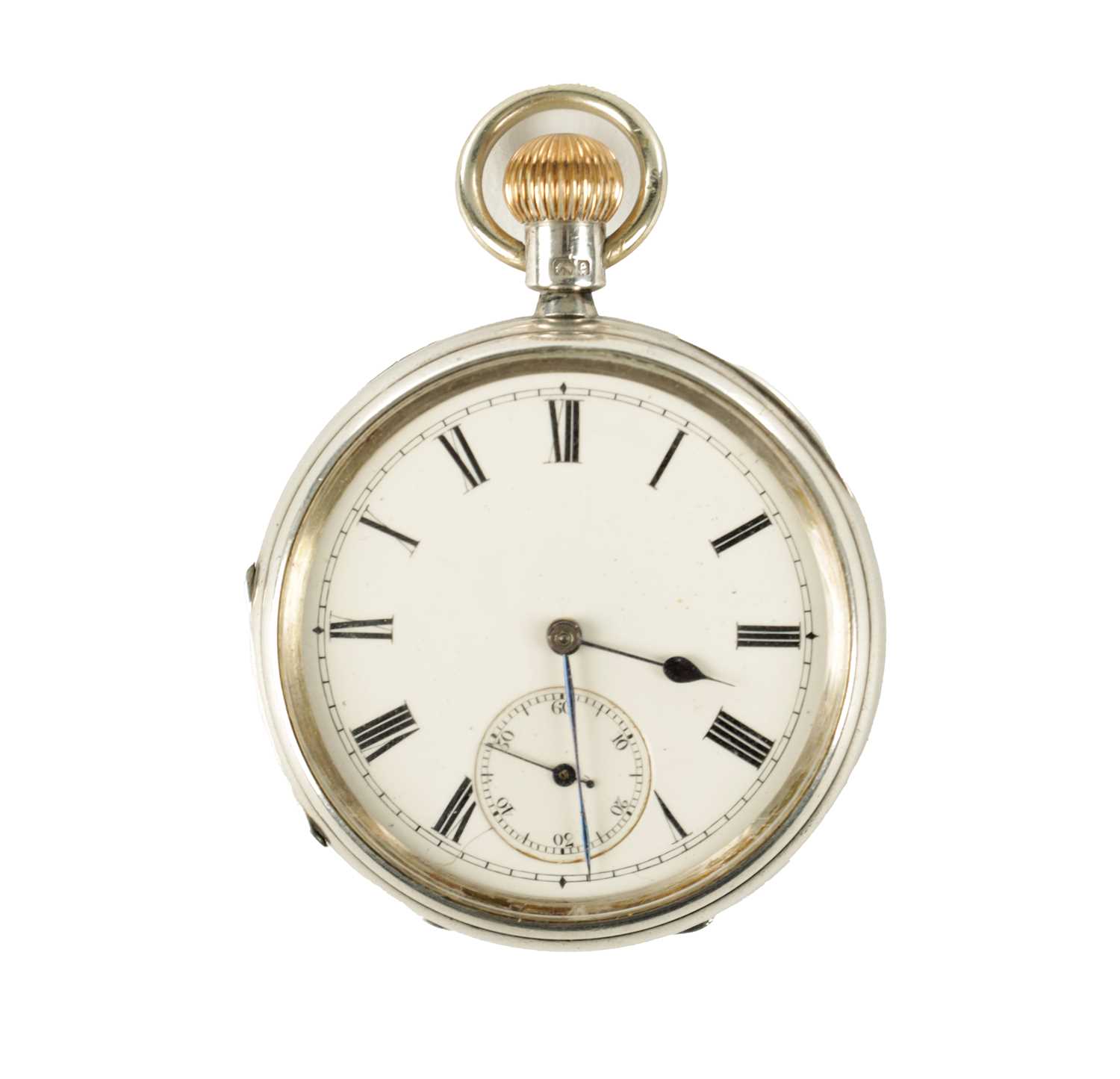 Lot 1398 - A PAILLARD’S PATENT AMERICAN OPEN FACED SILVER POCKET WATCH
