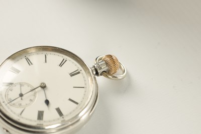 Lot 1398 - A PAILLARD’S PATENT AMERICAN OPEN FACED SILVER POCKET WATCH
