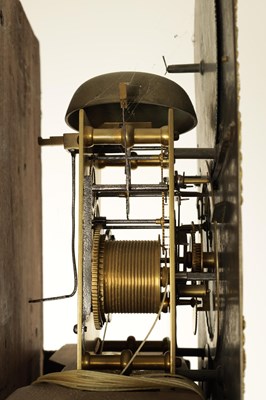 Lot 1461 - ARLANDER DOBSON, LONDON. A GEORGE III FIGURED MAHOGANY LONGCASE CLOCK